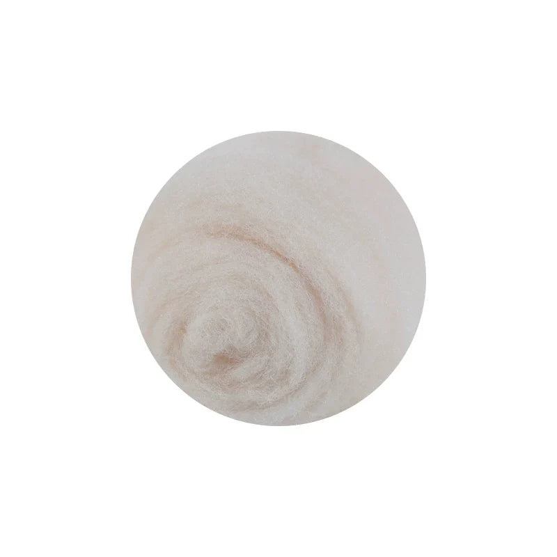 50g large package of Spanish short fiber wool strip felt, DIY handmade doll simulation wool felt material