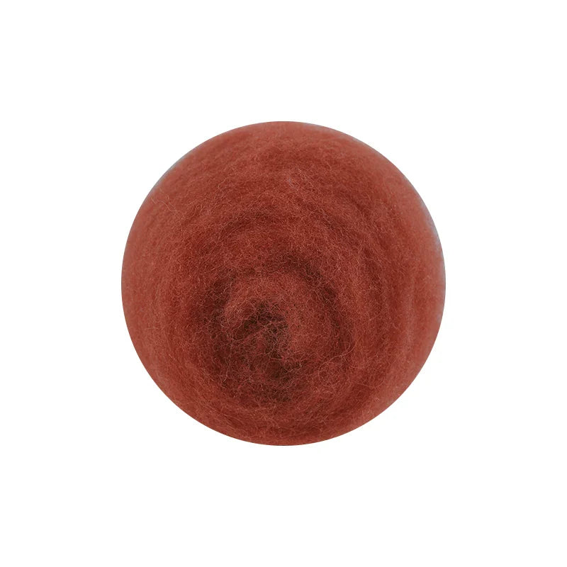50g large package of Spanish short fiber wool strip felt, DIY handmade doll simulation wool felt material