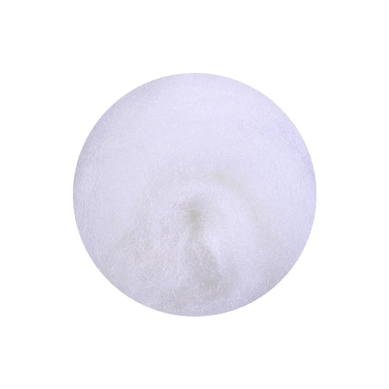 50g large package of Spanish short fiber wool strip felt, DIY handmade doll simulation wool felt material
