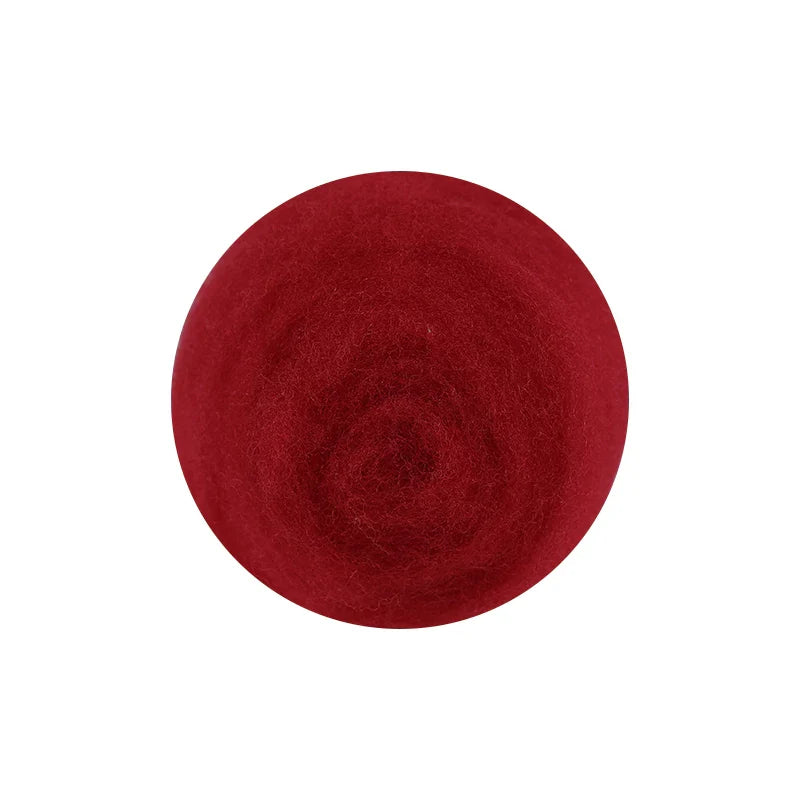 50g large package of Spanish short fiber wool strip felt, DIY handmade doll simulation wool felt material