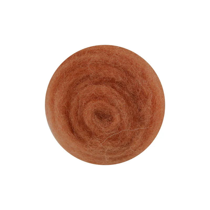 50g large package of Spanish short fiber wool strip felt, DIY handmade doll simulation wool felt material