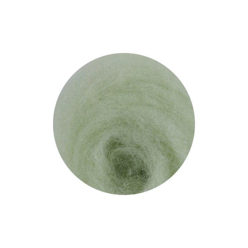 50g large package of Spanish short fiber wool strip felt, DIY handmade doll simulation wool felt material
