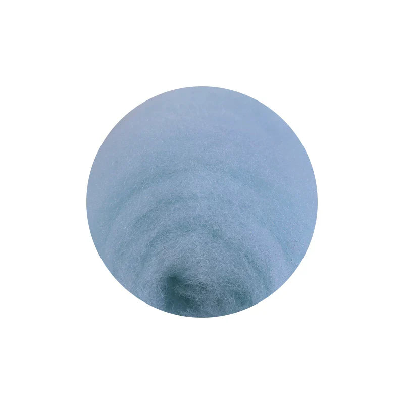 50g large package of Spanish short fiber wool strip felt, DIY handmade doll simulation wool felt material