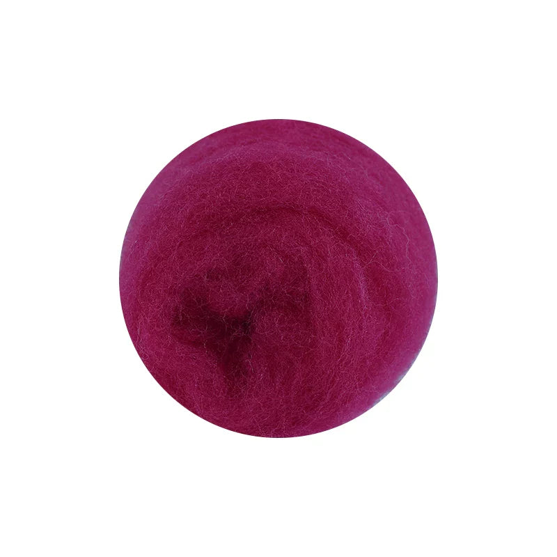 50g large package of Spanish short fiber wool strip felt, DIY handmade doll simulation wool felt material