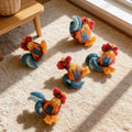 Rooster & Mallard Wool Felt Brooch 4