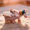 Animal Series Wool Felt Keychain 2