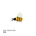 Handmade Wool Felt Bee Brooch – Cute Cartoon Insect 2