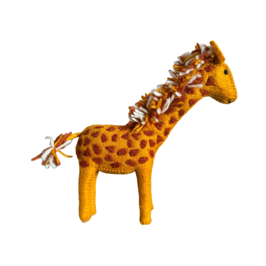 Giraffe Wool Felt Ornament