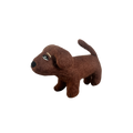 Brown Puppy Wool Felt Ornament 1