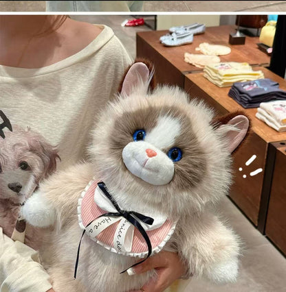 Plush Ragdoll Cat Backpack — Original Design