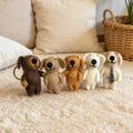 Sad-Eyebrow Puppy Wool Felt Keychain 2