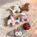 Animal Series Wool Felt Keychain 1
