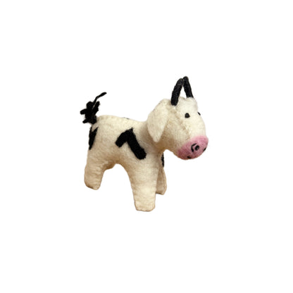 Cow, Horse & Donkey Wool Felt Ornament
