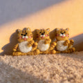 Frog & Tiger Wool Felt Brooch 3