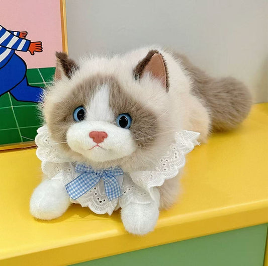 Ultra-Realistic Ragdoll Cat Plush