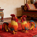 Rooster Wool Felt Ornament 3