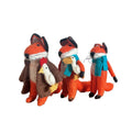 Fox Family Wool Felt Ornament 1