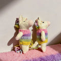 Rainbow Sweater Unicorn Wool Felt Ornament 2
