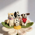 Puppy Series Wool Felt Ornament 2